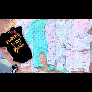 Baby bundle - pajamas 0-3 mo